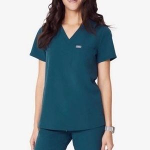 Figs Caribbean Blue Catarina Top and Yola Bottom XXS